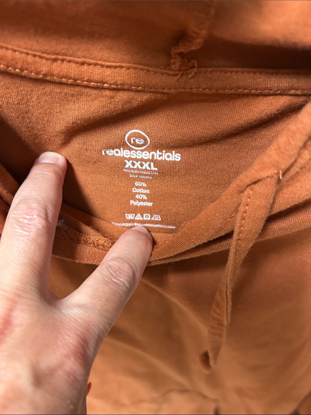 Three Casual Hoodies - Blue, Rust, Black - Picture 3 of 3